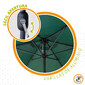 Guarda-sol Hexagonal 250 Cm Verde Cabo De Alumínio Aktive Garden Guarda-sol Hexagonal 250 Cm Verde Cabo De Alumínio Aktive Garden
