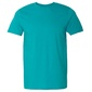 Camiseta Suave Básica De Manga Corta 100% Algodón Gildan - Cian 