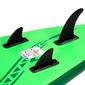 Ecd-germany Tabla Hinchable De Paddle Surf Sup Con Accesorios - Verde/Negro - Una fantástica tabla allround 