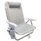Silla Plegable Multiposición Aluminio Aktive Beach-beige Silla Plegable Multiposición Aluminio Aktive Beach-beige