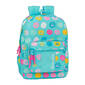 Mochila Benetton Topos Turquesa Porta Pc Mochila Benetton Topos Turquesa Porta Pc