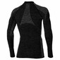 Camiseta Heatkeeper Funcional Deportiva - Negro/Gris - Mantenimiento Del Calor Camiseta Heatkeeper Funcional Deportiva - Negro/Gris - Mantenimiento Del Calor