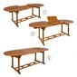 Mesa Ovalada Extensible En Madera Aktive - Marron Mesa Ovalada Extensible En Madera Aktive - Marron