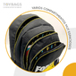 Mochila Fortnite Crazy Banana Mais Novo Trolley Adaptável Toybags 4 Rodas 360º - Preto - Mochila Fortnite Mochila Fortnite Crazy Banana Mais Novo Trolley Adaptável Toybags 4 Rodas 360º - Preto - Mochila Fortnite