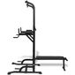 Vidaxl Máquina De Musculación Power Tower Con Banco De Abdominales Vidaxl Máquina De Musculación Power Tower Con Banco De Abdominales