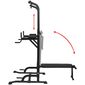 Vidaxl Máquina De Musculación Power Tower Con Banco De Abdominales Vidaxl Máquina De Musculación Power Tower Con Banco De Abdominales