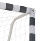 Vidaxl Portería De Fútbol De Metal Blanco Y Negro 300x200x90 Cm Vidaxl Portería De Fútbol De Metal Blanco Y Negro 300x200x90 Cm