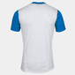 Camiseta Manga Corta Joma Hispa Iv Blanco Royal - Blanco/Azul - Camiseta Manga Corta Hombre 