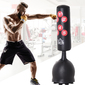 Homcom® Saco De Boxeo De Pie 165cm Sacos De Suelo Con Soporte Para Rellenar Agua O Arena Homcom® Saco De Boxeo De Pie 165cm Sacos De Suelo Con Soporte Para Rellenar Agua O Arena