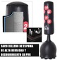 Homcom® Saco De Boxeo De Pie 165cm Sacos De Suelo Con Soporte Para Rellenar Agua O Arena Homcom® Saco De Boxeo De Pie 165cm Sacos De Suelo Con Soporte Para Rellenar Agua O Arena