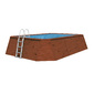 Piscina Madera Panelada K2o 345x255x107 Cm Depuradora De Arena 3.028 L/h Con Escalera - Marron - Con Escalera Piscina Madera Panelada K2o 345x255x107 Cm Depuradora De Arena 3.028 L/h Con Escalera - Marron - Con Escalera