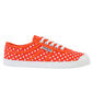 Sapatilhas Kawasaki Footwear Polka Canvas - Laranja/Vinho 