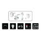 Luz Trasera Compact Led - negro Luz Trasera Compact Led - negro