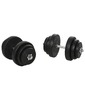 Conjunto De Halteres Homcom B1-0126 - Preto Conjunto De Halteres Homcom B1-0126 - Preto