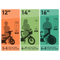 Bicicleta Infantil Disney Princess 14 Pulgadas - Rosa Bicicleta Infantil Disney Princess 14 Pulgadas - Rosa