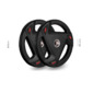 Pack De 2 Discos Olímpicos De 20kg Fitfiu - Negro Pack De 2 Discos Olímpicos De 20kg Fitfiu - Negro