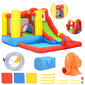 Happy Hop Castillo Hinchable Con Tobogán Y Piscina Pvc 350x280x190 Cm - Multicolor - Castillo Hinchable Happy Hop Castillo Hinchable Con Tobogán Y Piscina Pvc 350x280x190 Cm - Multicolor - Castillo Hinchable