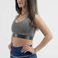 Top Nati Forza - Gris Oscuro - Top Fitness Mujer 