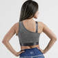 Top Nati Forza - Gris Oscuro - Top Fitness Mujer 