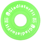 Disco De Goma Fraccionado Adicional Con Un Diámetro De 51 Mm 1 Kg Gladiatorfit - Verde Disco De Goma Fraccionado Adicional Con Un Diámetro De 51 Mm 1 Kg Gladiatorfit - Verde