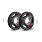 Pack De 2 Discos De 1,25kg Con 51mm De Diámetro Interior Fitfiu - Negro Pack De 2 Discos De 1,25kg Con 51mm De Diámetro Interior Fitfiu - Negro