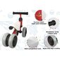 Triciclo Sin Pedales Infantil Correpasillos Bebé De 1-3años Color Rojo Triciclo Sin Pedales Infantil Correpasillos Bebé De 1-3años Color Rojo