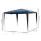 Outsunny Carpa Desmontable E Impermeable Para Exteriores / Camping Outsunny Carpa Desmontable E Impermeable Para Exteriores / Camping