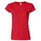 Camiseta De Manga Corta Gildan - Rojo Claro 