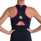 Camiseta De Pádel Y Tenis Kandy Bb By Belén Berbel - Negro/Fucsia - Ropa Deportiva Padel Y Tenis Mujer Camiseta De Pádel Y Tenis Kandy Bb By Belén Berbel - Negro/Fucsia - Ropa Deportiva Padel Y Tenis Mujer