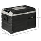 Nevera De Compresor Outsunny C00-037v90 - Negro Nevera De Compresor Outsunny C00-037v90 - Negro