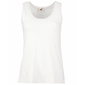 Camiseta De Tirantes Fruit Of The Loom Valueweight - Blanco Camiseta De Tirantes Fruit Of The Loom Valueweight - Blanco