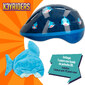 Capacete De Pelúcia K3yriders Para Tubarão Com Capa - Multicor Capacete De Pelúcia K3yriders Para Tubarão Com Capa - Multicor