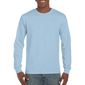 Camiseta Básica De Manga Larga Gildan - Azul Camiseta Básica De Manga Larga Gildan - Azul