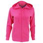 Sudadera Con Capucha Fruit Of The Loom - Fucsia - Casual Mujer 