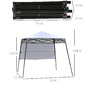 Carpa Plegable Camping Outsunny Carpa Plegable Camping Outsunny