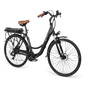 Bicicleta Eléctrica Youin You-ride Los Angeles De 28" - Negro Brillo - Batería Extraíble,shimano De 7 Vel. 