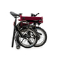 Bicicleta Eléctrica Plegable Supra 3.0 Red Bordeaux - Burdeos - Ideal para desplazarte en la ciudad 