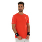 Camiseta De Tenis Lotto Squadra Ii Tee Pl - Rojo 