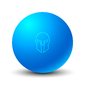 Bola De Masaje De Ebonita 7cm Gladiatorfit - Azul Bola De Masaje De Ebonita 7cm Gladiatorfit - Azul