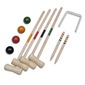 Kit De Cricket Em Madeira Para 4 Jogadores - Multicor - Kit de croquet Kit De Cricket Em Madeira Para 4 Jogadores - Multicor - Kit de croquet