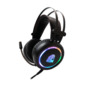 Headset Gaming Nitropc Nh10 Para Juegos Y Escuchar Música En Pc Con Iluminación Rgb Personalizable - Negro 