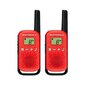Walkie Talkie Motorola T42 Two-way Radios 16 Canales - Rojo 