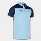 Polo Manga Corta Joma Hobby Ii Celeste Marino - Azul Claro - Polo Manga Corta Hombre Polo Manga Corta Joma Hobby Ii Celeste Marino - Azul Claro - Polo Manga Corta Hombre