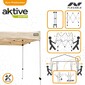 Cenador Plegable Y Altura Regulable Beige Aktive Garden Cenador Plegable Y Altura Regulable Beige Aktive Garden