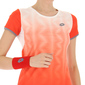 Camiseta Tenis Lotto Top W Iv Tee 6 - Naranja Camiseta Tenis Lotto Top W Iv Tee 6 - Naranja