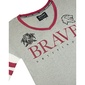 Camiseta Varsity Gryffindor Brave Harry Potter - Gris 