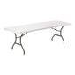 Mesa Dobrável Multiusos Super Resistente Lifetime 244x76x74 Cm Uv100 - Branco Mesa Dobrável Multiusos Super Resistente Lifetime 244x76x74 Cm Uv100 - Branco