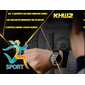 Smartwatch Running Sport Compatível Com Iphone Huawei Samsung Xiaomi - Preto - Fitness Cardio Ginásio Ciclismo Calorias 