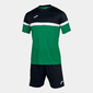 Set Camiseta Y Short Joma Danubio - Verde/Negro - Set Hombre 