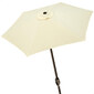 Guarda-sol Hexagonal D270 Cm Cor Amarelo Claro Aktive Garden Guarda-sol Hexagonal D270 Cm Cor Amarelo Claro Aktive Garden